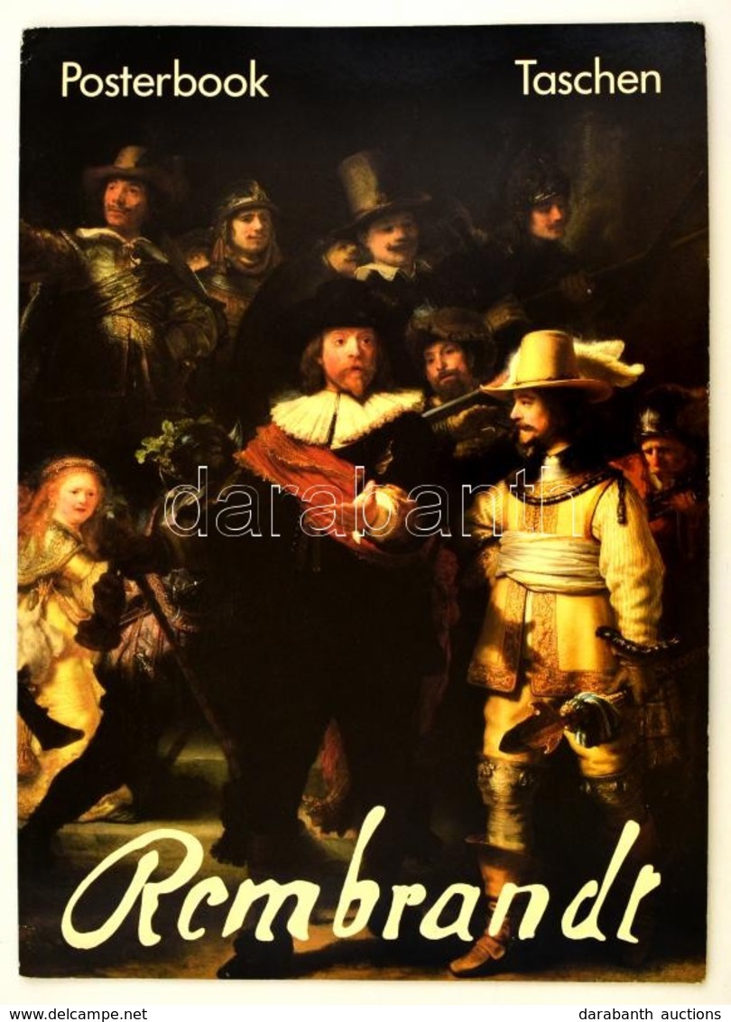 Rembrandt, Taschen Poszterkönyv. Köln, 1991, Taschen. Papírkötés, Angol,német, és Francia Nyelven, Kis Kopással A Borító - Unclassified