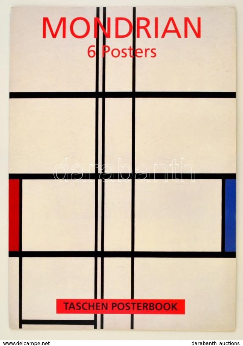 Mondrian, Taschen Poszterkönyv. Köln, 1994, Taschen. Papírkötés, Angol,német, és Francia Nyelven, 6 P. - Sin Clasificación