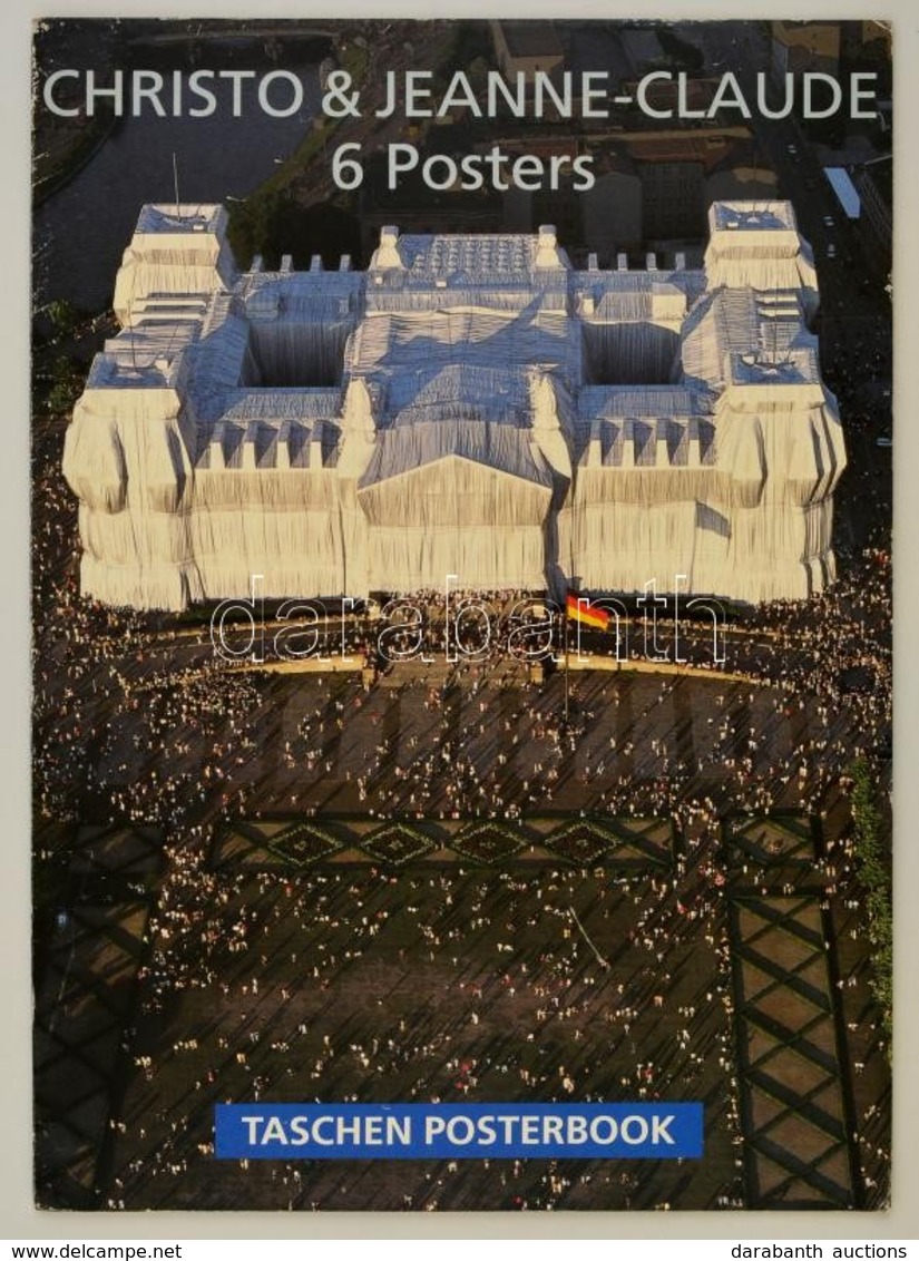 Christo&Jeanne-Claude, Taschen Poszterkönyv. Köln,1995 Taschen. Papírkötés, Angol,német, és Francia Nyelven, 6 P. - Unclassified