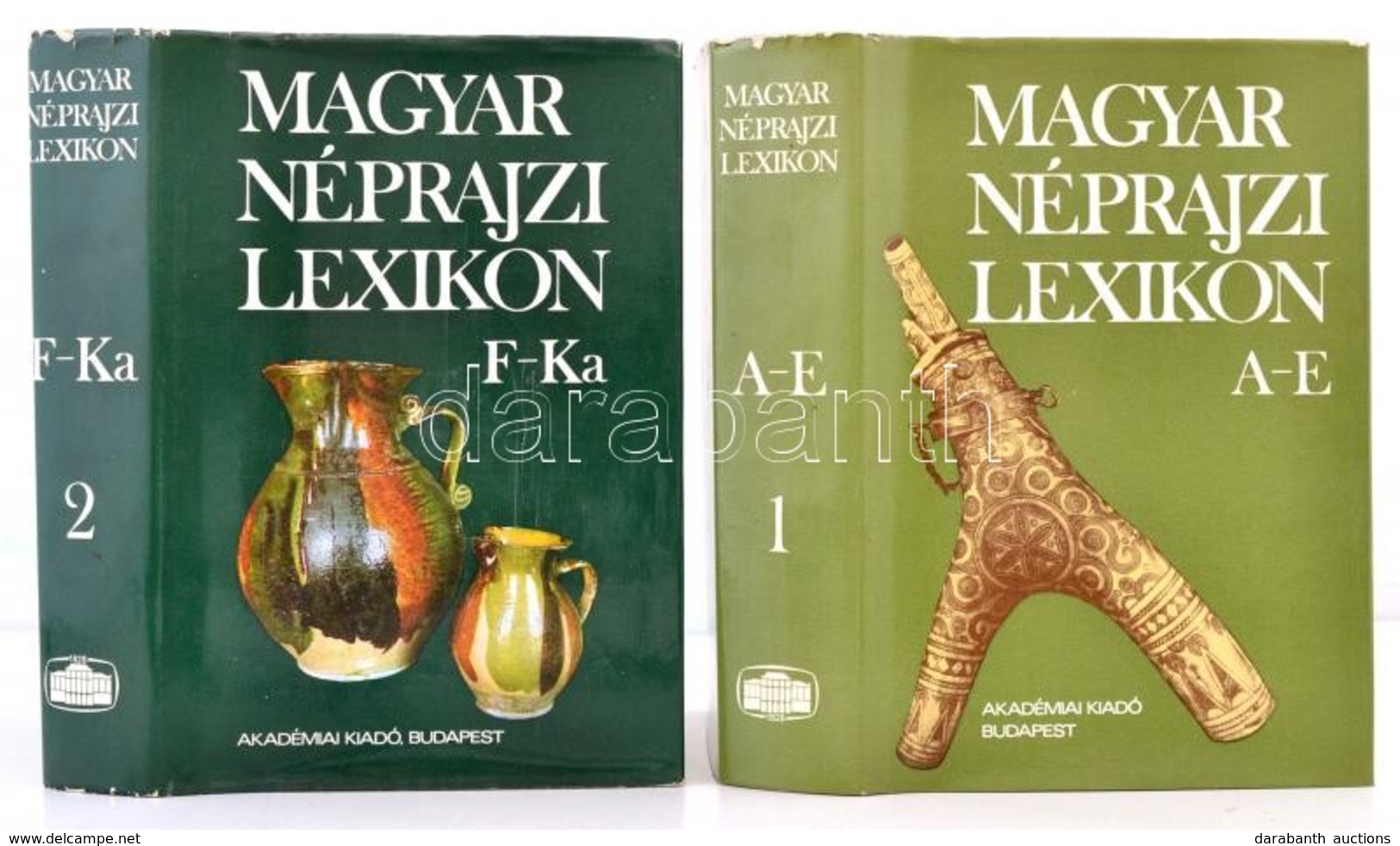 Ortutay Gyula(szerk.): Magyar Néprajzi Lexikon 1-5. Bp., 1977-1982, Akadémiai Kiadó. Kiadói Egészvászon Kötés, Papír Véd - Sin Clasificación