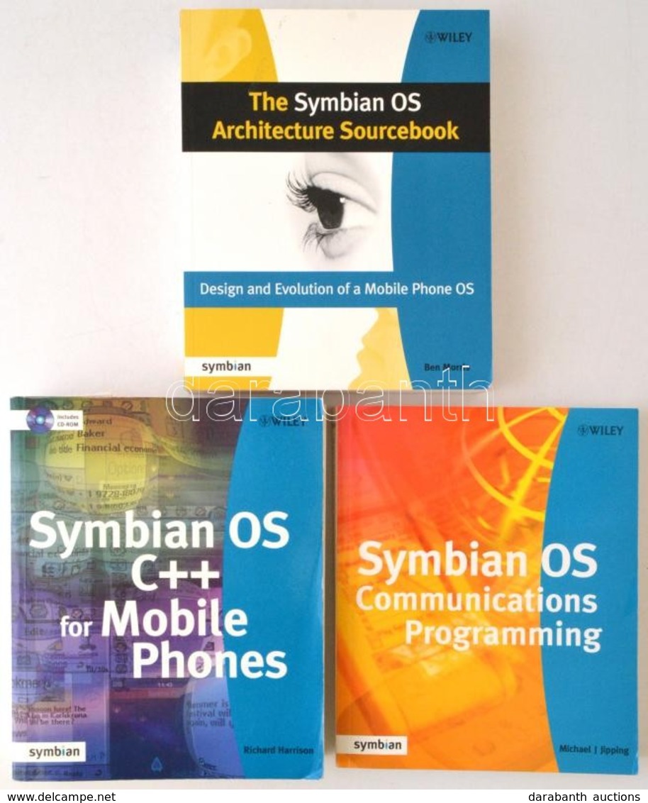 Vegyes Számítástechnikai Tétel, 3 Db: 
Ben Morris: The Symbian OS Architecture Sourcebook. Chichester, 2007, John Wiley  - Unclassified