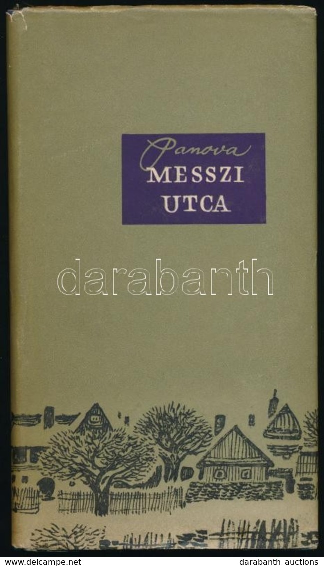 Vera Panova: Messzi Utca. Fordította Nikodémusz Elli. Bp., 1957, Európa. Kiadói Félvászon-kötés, Kiadói Papír Védőborító - Unclassified