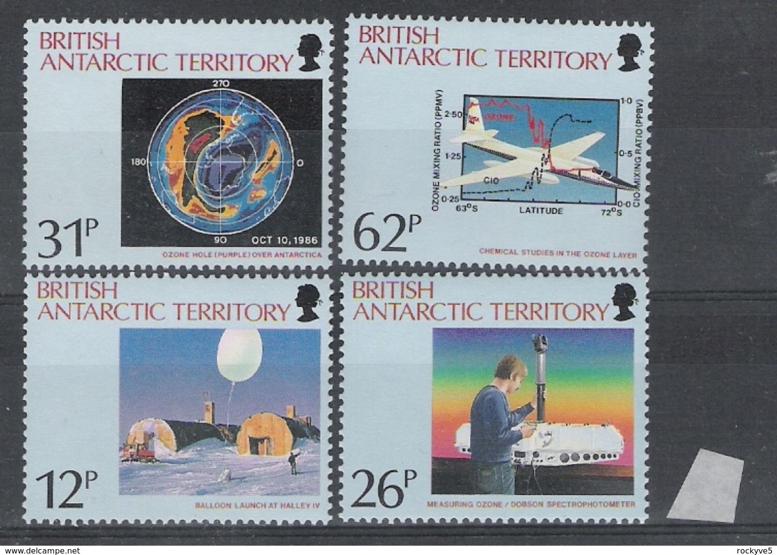 British Antarctic Territory 1991 Antarctic Ozone Hole MNH CV £6.70 - Ungebraucht