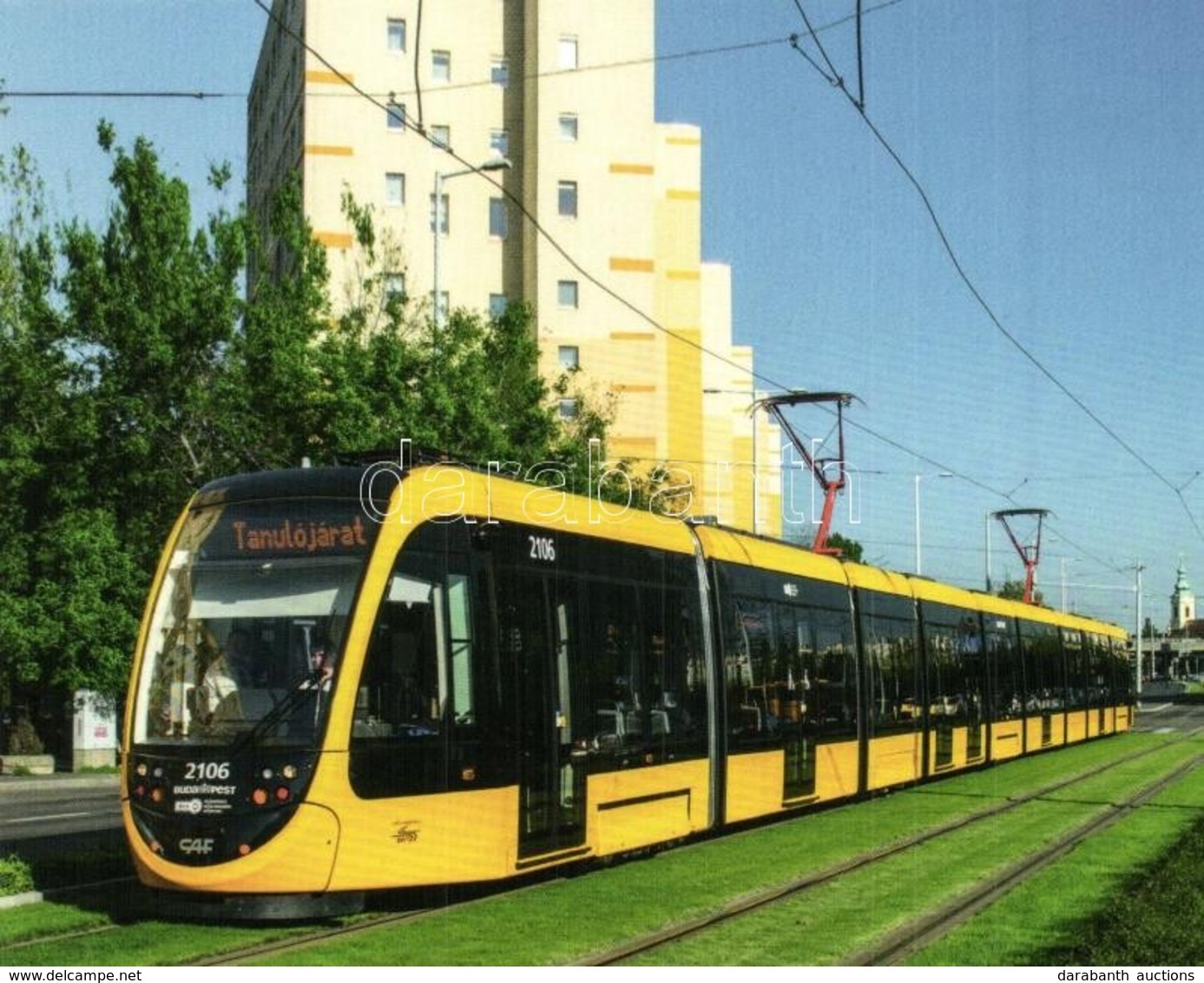 ** 15 Db Modern Budapesti BKV Villamos / 15 Modern Hungarian Trams - Unclassified