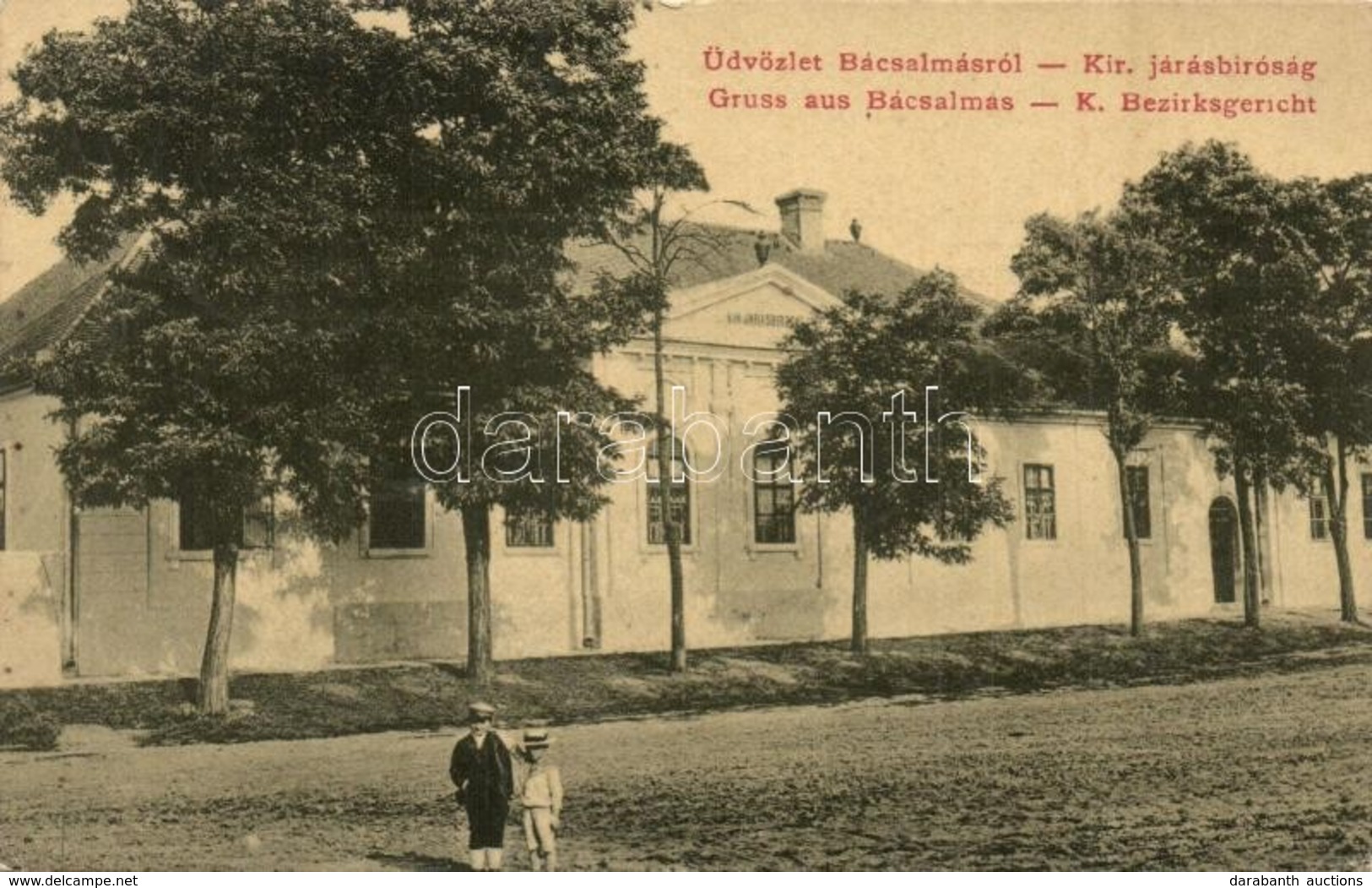 T2/T3 Bácsalmás, Kir. Járásbíróság, Gyerekek. W. L. 1932. (EK) - Unclassified