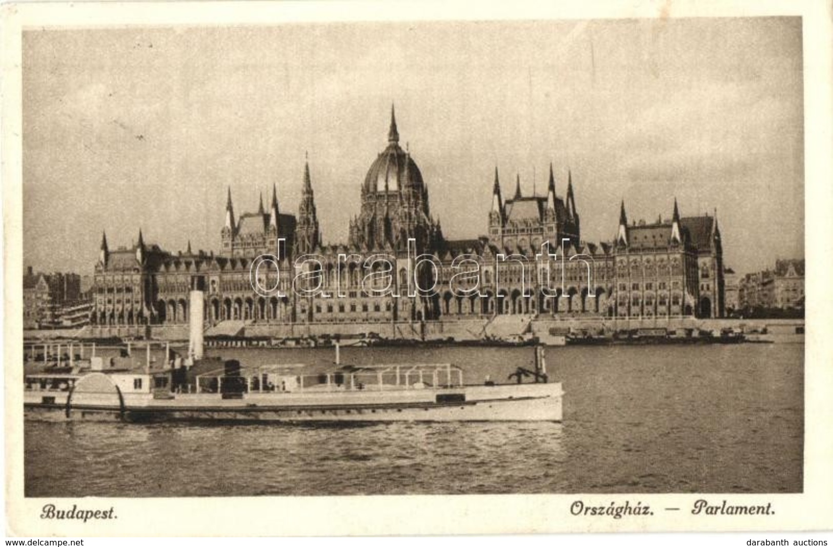 T2/T3 Budapest V. Országház, Parlament, Gőzhajó (EK) - Unclassified