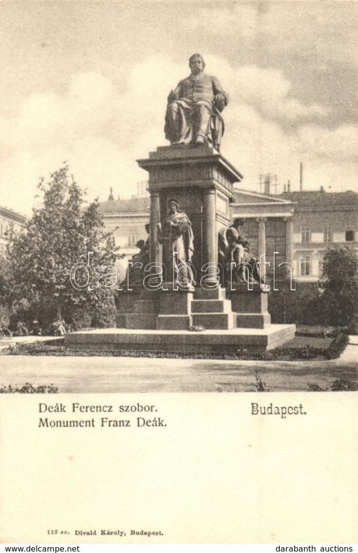 * T2 Budapest V. Deák Ferenc Szobor. Divald Károly 112. Sz. - Unclassified