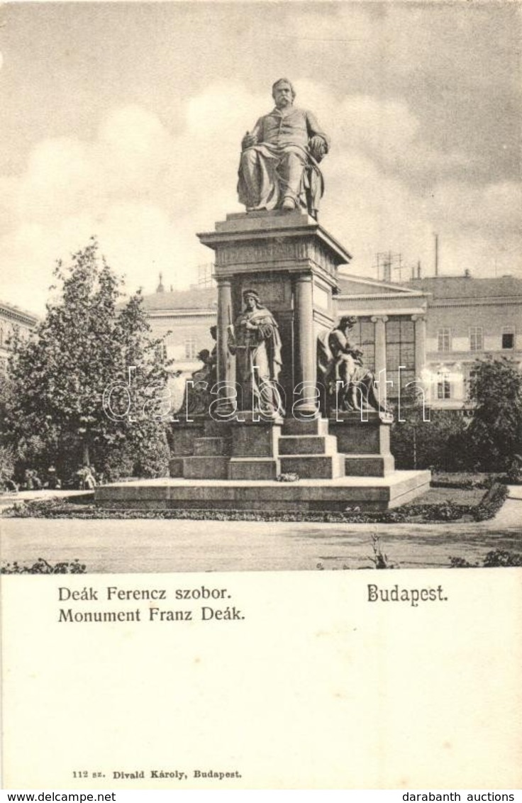 * T2 Budapest V. Deák Ferenc Szobor. Divald Károly 112. Sz. - Unclassified