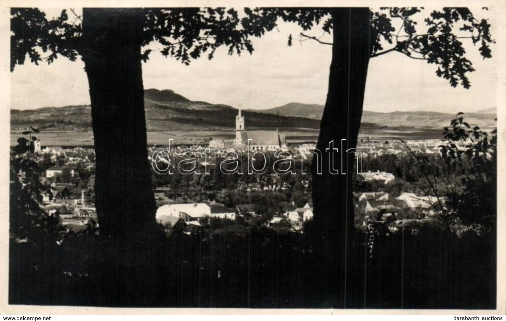 * T2/T3 1940 Beszterce, Bistritz, Bistrita; Photo '1940 Beszterce Visszatért' So. Stpl (kis Szakadás / Small Tear) - Unclassified