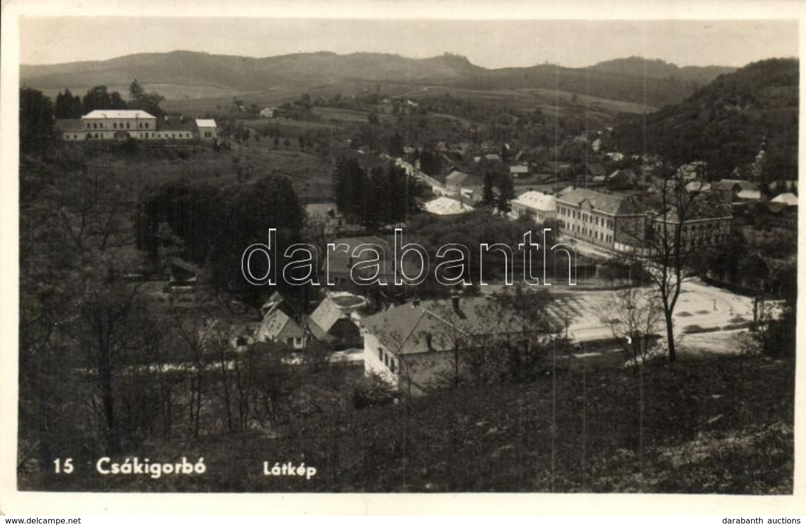 ** T2 Csákigorbó, Garbou; Látkép / Panorama View - Unclassified