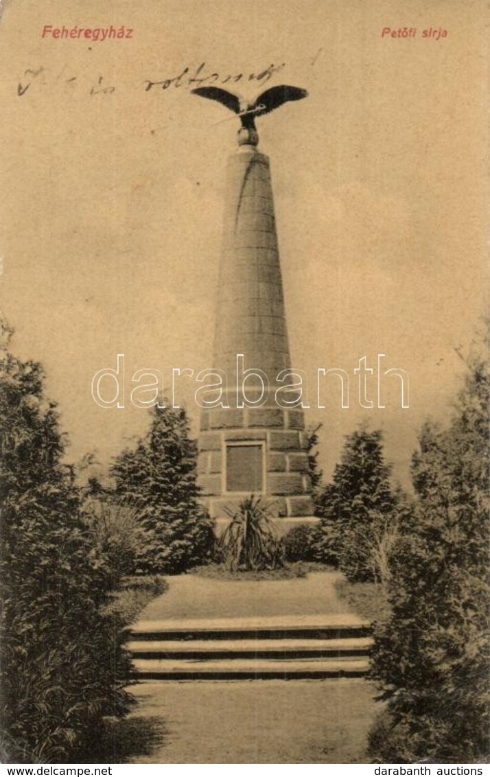 T2/T3 Fehéregyháza, Albesti; Segesvári Csata Honvéd Emlékműve A Petőfi Szobor Mellett / 1848-49 Heroes' Monument Of The  - Ohne Zuordnung