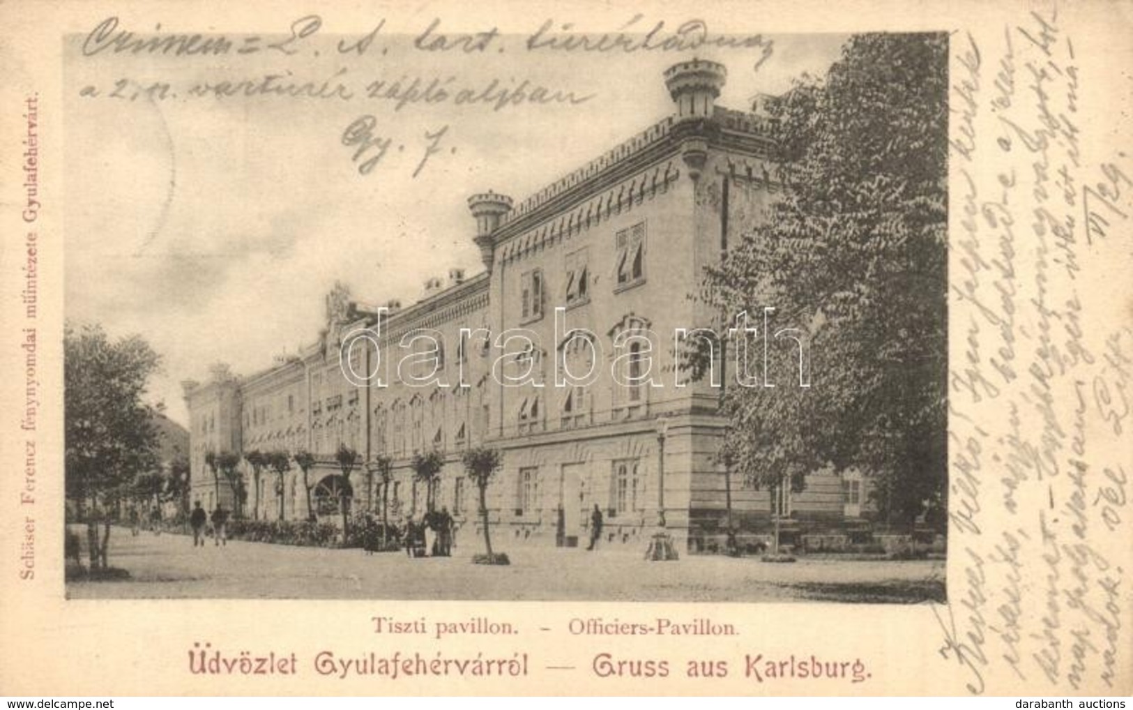 T2 Gyulafehérvár, Karlsburg, Alba Iulia; Tiszti Pavilon / Officers' Pavilion - Unclassified