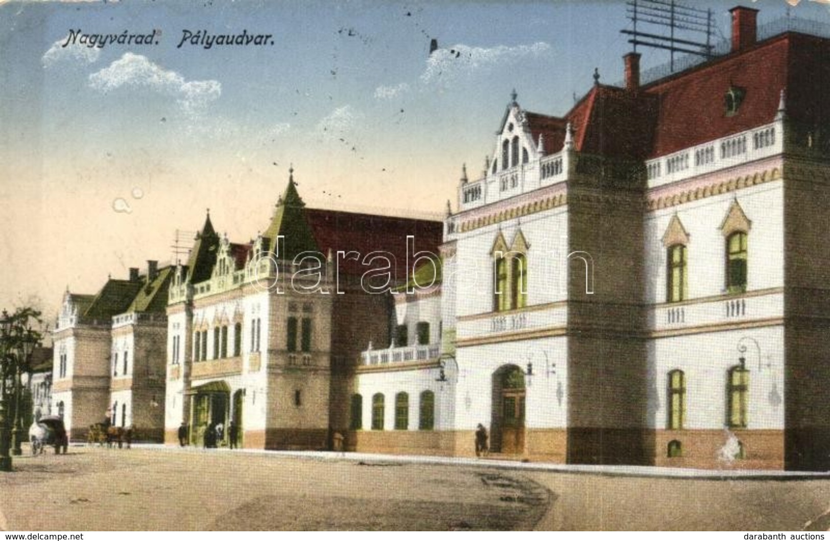 T2/T3 Nagyvárad, Oradea; Vasútállomás / Railway Station (kis Szakadás / Small Tear) - Unclassified