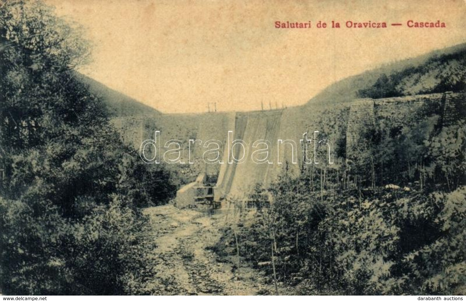 ** T2 Oravica, Oravita; Vízesés. W.L. 1210. / Cascada / Waterfall - Unclassified