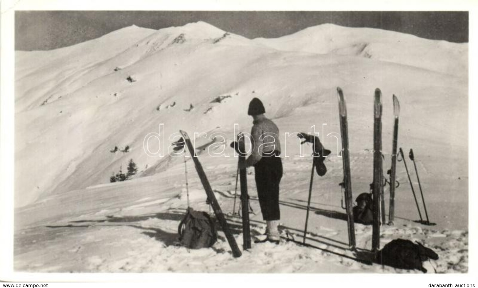 T1/T2 Radnai-havasok, Muntii Rodnei; Síelő Télen / Skier In Winter - Unclassified