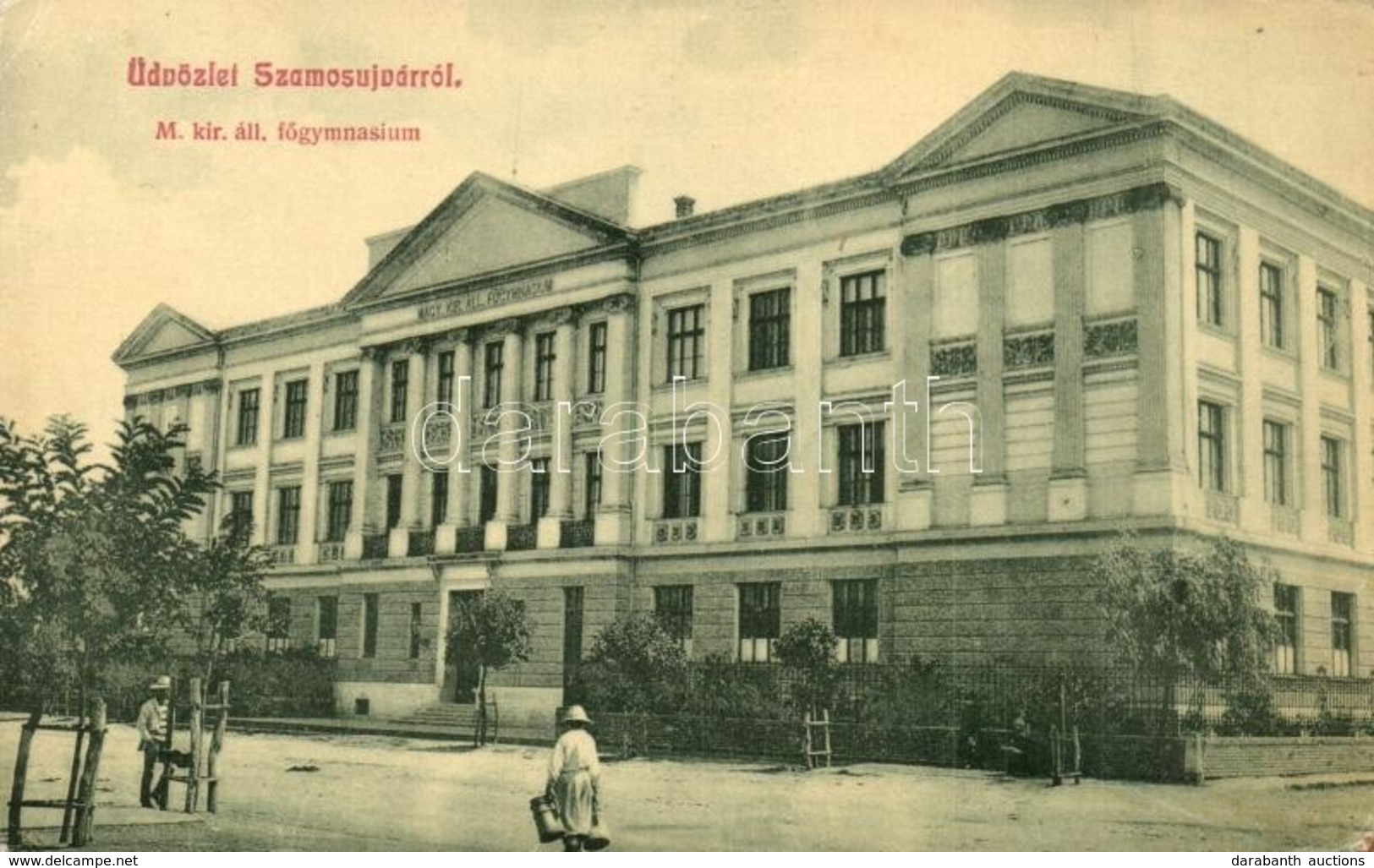 * T2/T3 Szamosújvár, Gherla; M. Kir. állami Főgimnázium. W. L. 1871. / Grammar School (EK) - Unclassified