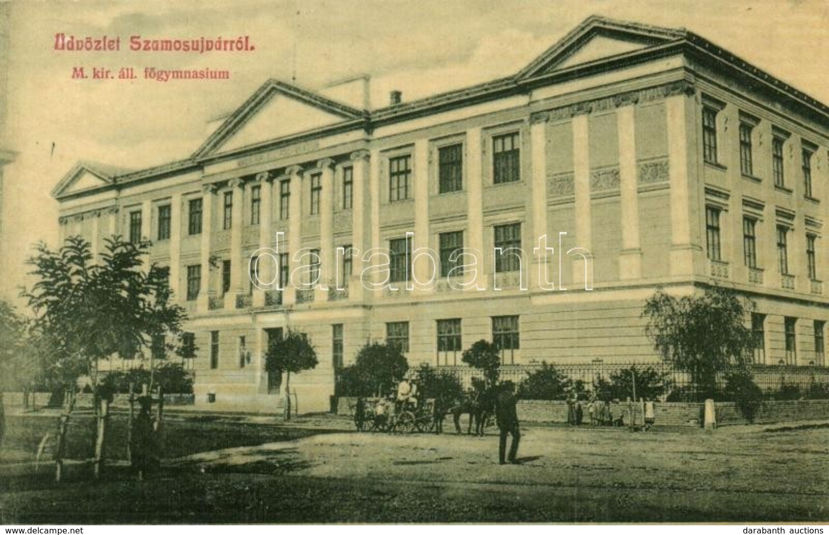 ** T2/T3 Szamosújvár, Gherla; M. Kir. állami Főgimnázium. W. L. 1883. / Grammar School (EK) - Unclassified