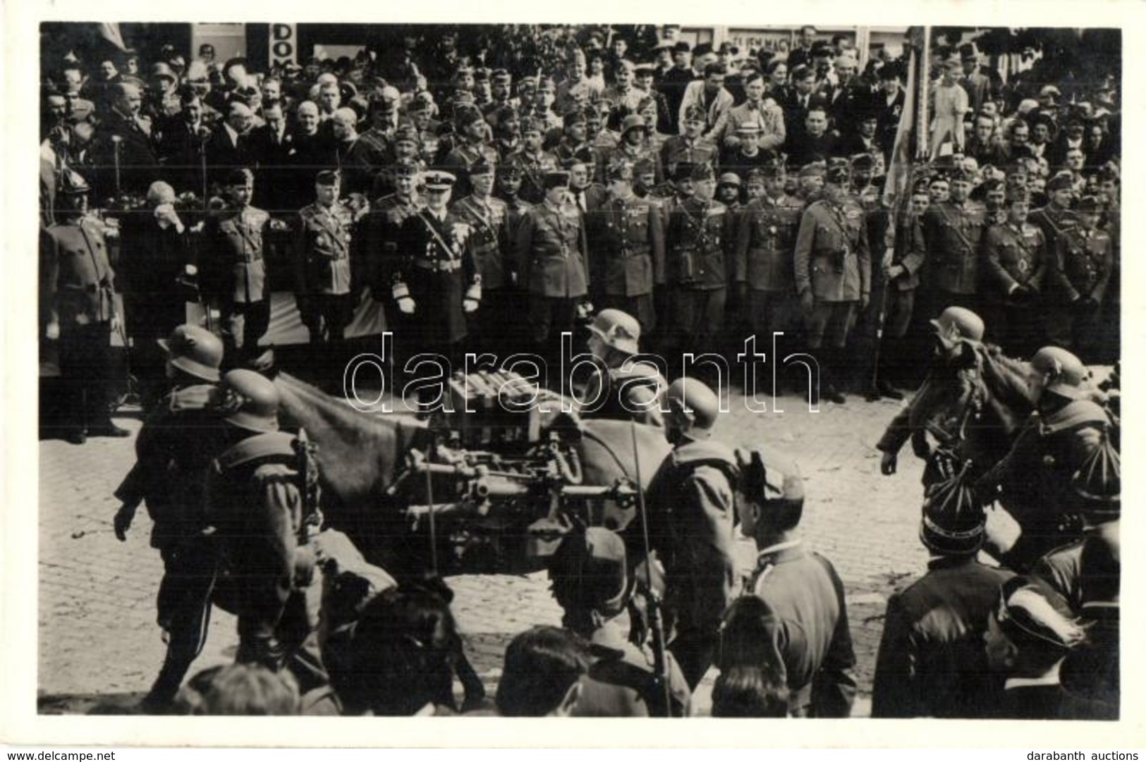 ** T1 1940 Szatmárnémeti, Satu Mare; Bevonulás, Horthy Miklós, Lőszert Cipelő Lovak / Entry Of The Hungarian Troops, Hor - Unclassified