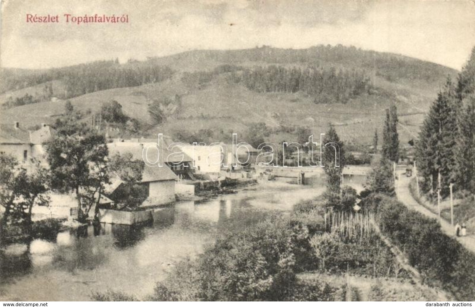 T2/T3 Topánfalva, Campeni; Látkép, Híd, Csiky Testvérek Kiadása / General View, Bridge (EK) - Unclassified