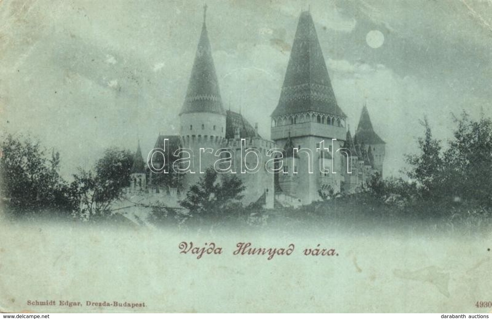 T2/T3 Vajdahunyad, Hunedoara; Vár Este  / Castle At Night (EK) - Unclassified