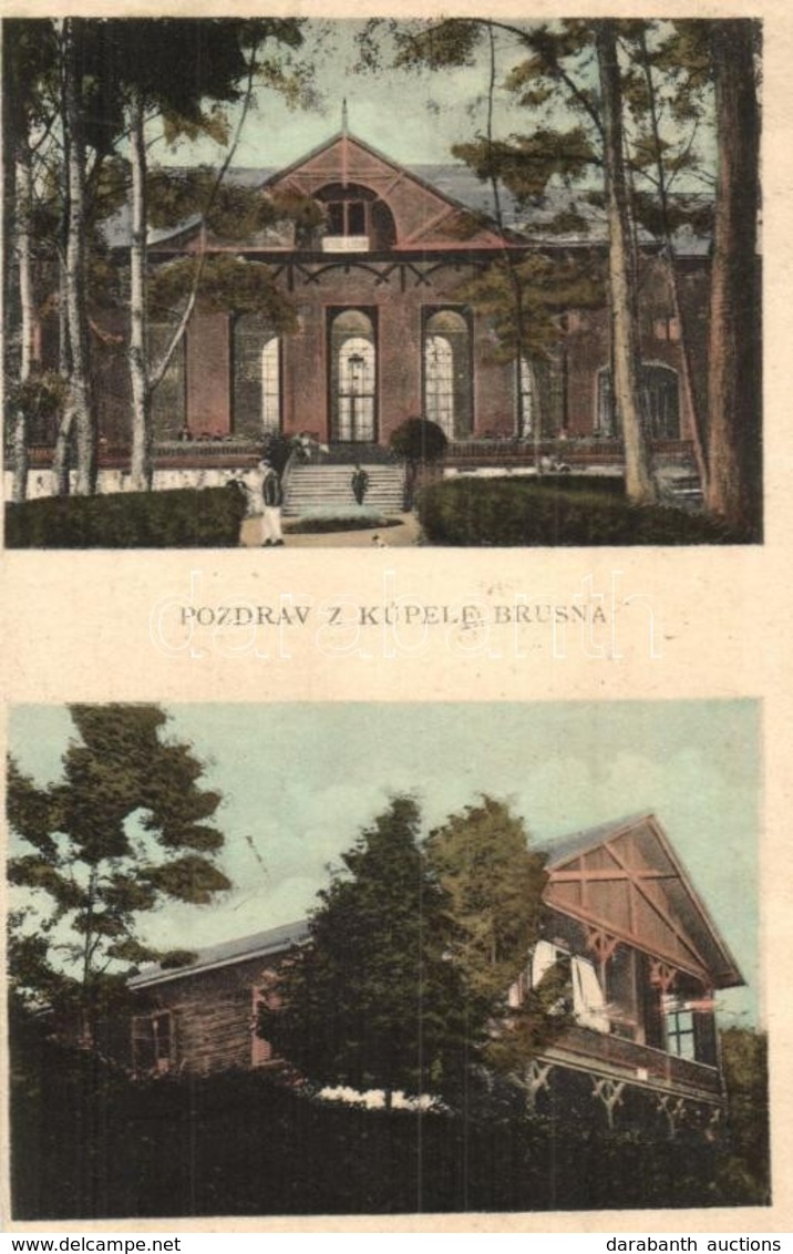 T2 Borosznó-fürdő, Brusno-kúpele, Brusznó; Ludvik Szálló / Hotel Ludvik - Unclassified