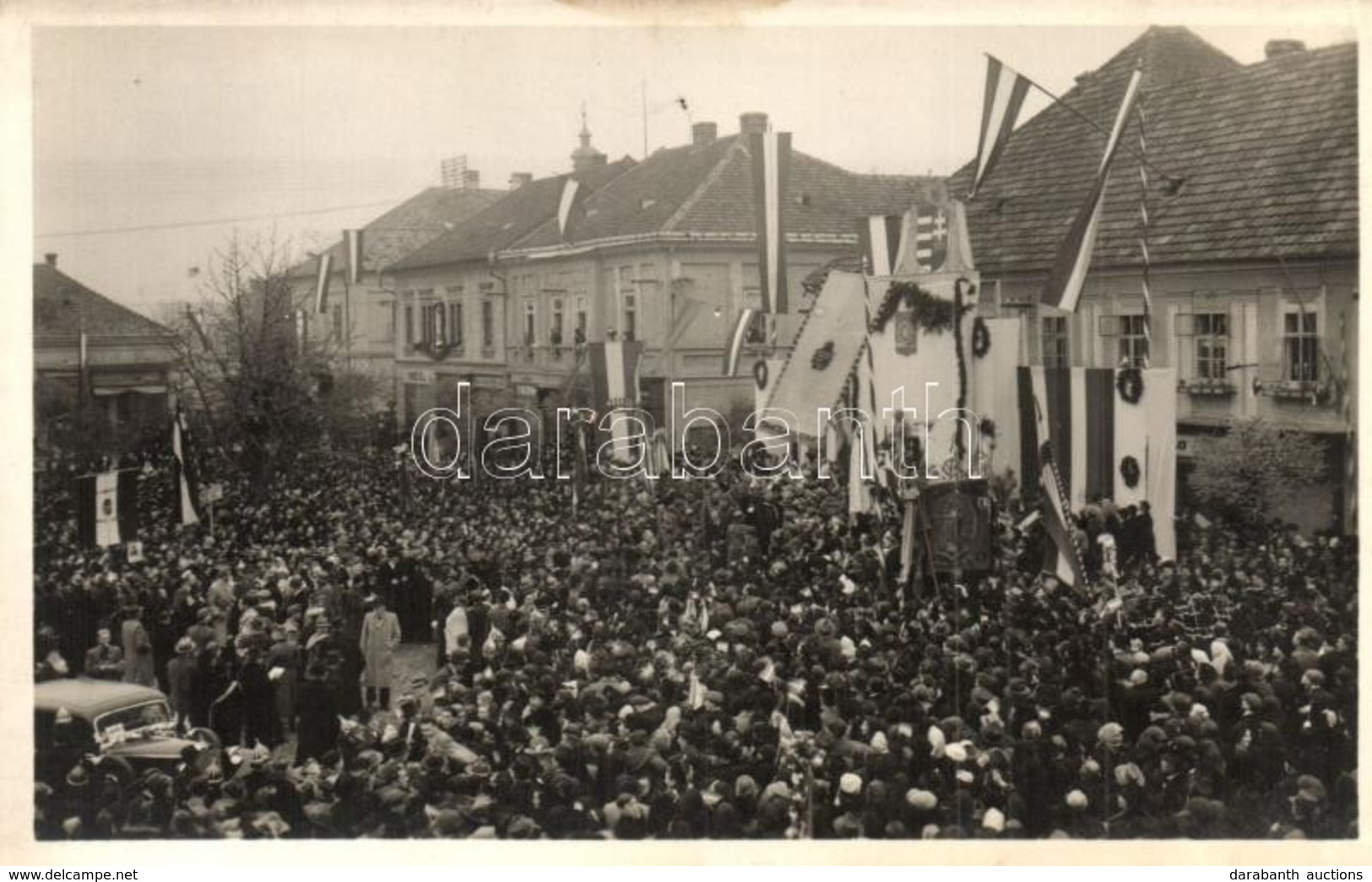 ** T2/T3 1938 Érsekújvár, Nové Zámky; Bevonulás / Entry Of The Hungarian Troops  (fl) - Unclassified