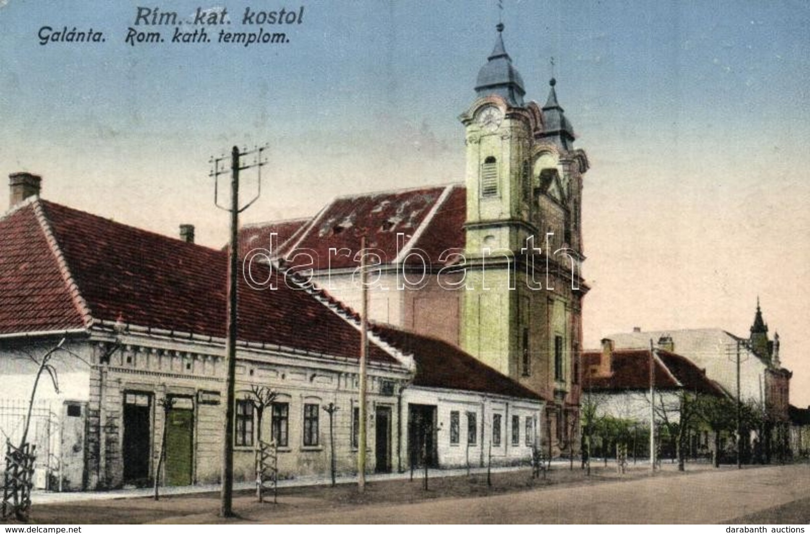 T2 Galánta, Római Katolikus Templom, üzletek, Kisdedóvoda / Church, Shops, Kindergarten - Unclassified