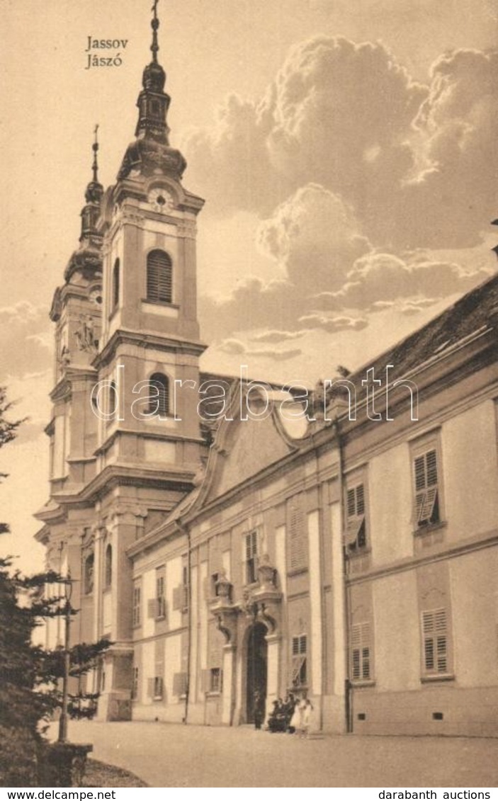 * T1/T2 Jászó, Jászóvár, Jasov; Templom + 'Krasznahorkai Cserkésztábor' Pecsét A Hátoldalon / Church + Scout Camp Stamp  - Unclassified