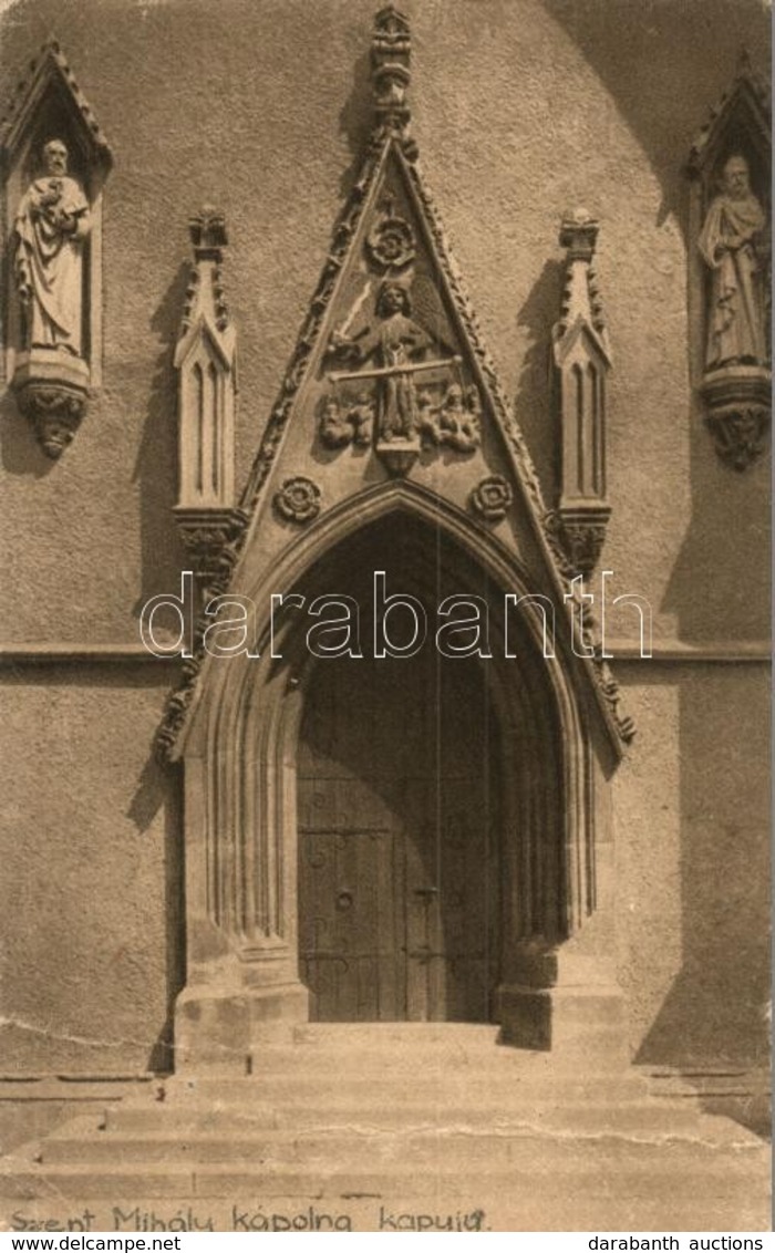 ** T3 Kassa, Kosice; Szent Mihály Kápolna Kapuja / Entry Gate Of The Church (fa) - Unclassified