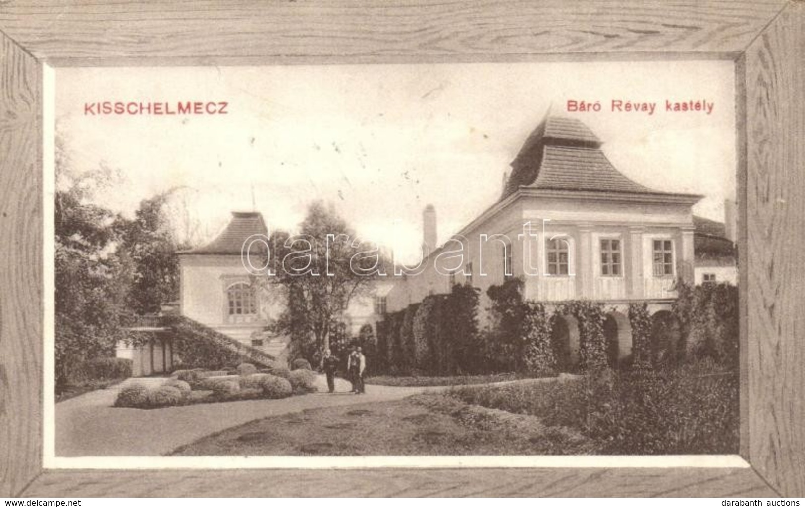 T2 Kisselmec, Kisschelmecz, Turcianska Stiavnicka; Báró Révay Kastély / Schloss / Castle - Unclassified