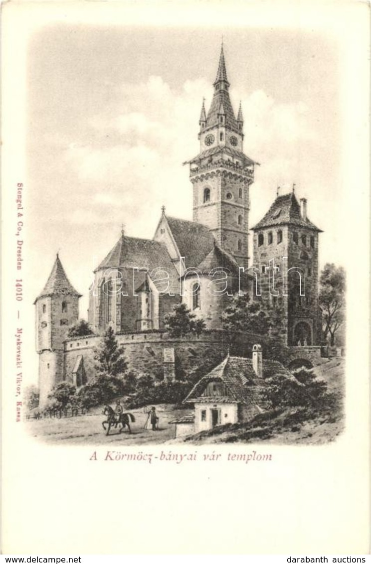 ** T1 Körmöcbánya, Kremnitz, Kremnica; Vártemplom. Myskovszki Viktor Kiadása / Castle Church - Unclassified
