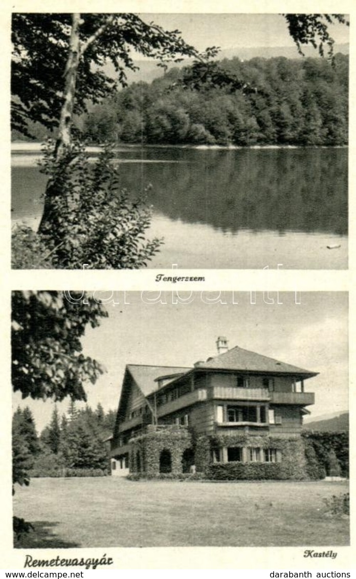 ** T2/T3 Remetevasgyár, Remetské Hámre; Tengerszem, Kastély / Lake, Castle - Unclassified