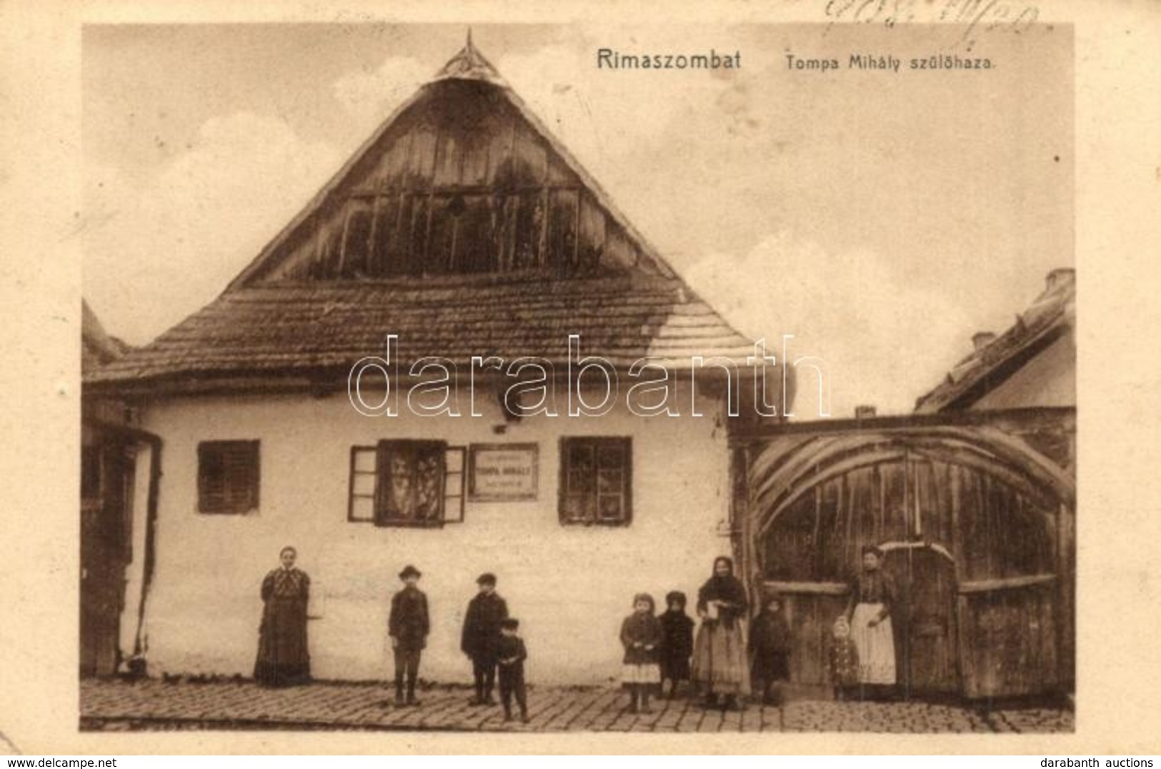 T2/T3 Rimaszombat, Rimavska Sobota; Tompa Mihály Szülőháza / Birth House Of Mihály Tompa  (EK) - Unclassified