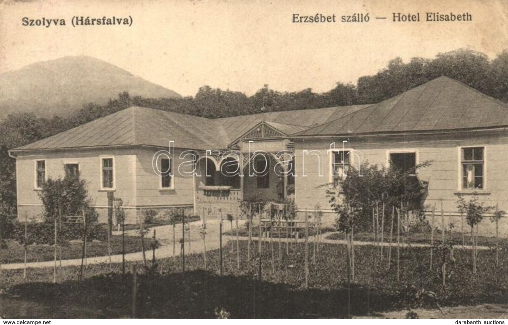 * T2/T3 Szolyva (Hársfalva-gyógyfürdő), Nelipino; Erzsébet Szálló / Hotel Elisabeth + K.u.K. Husarenregiment Nr. 16. 2.  - Unclassified