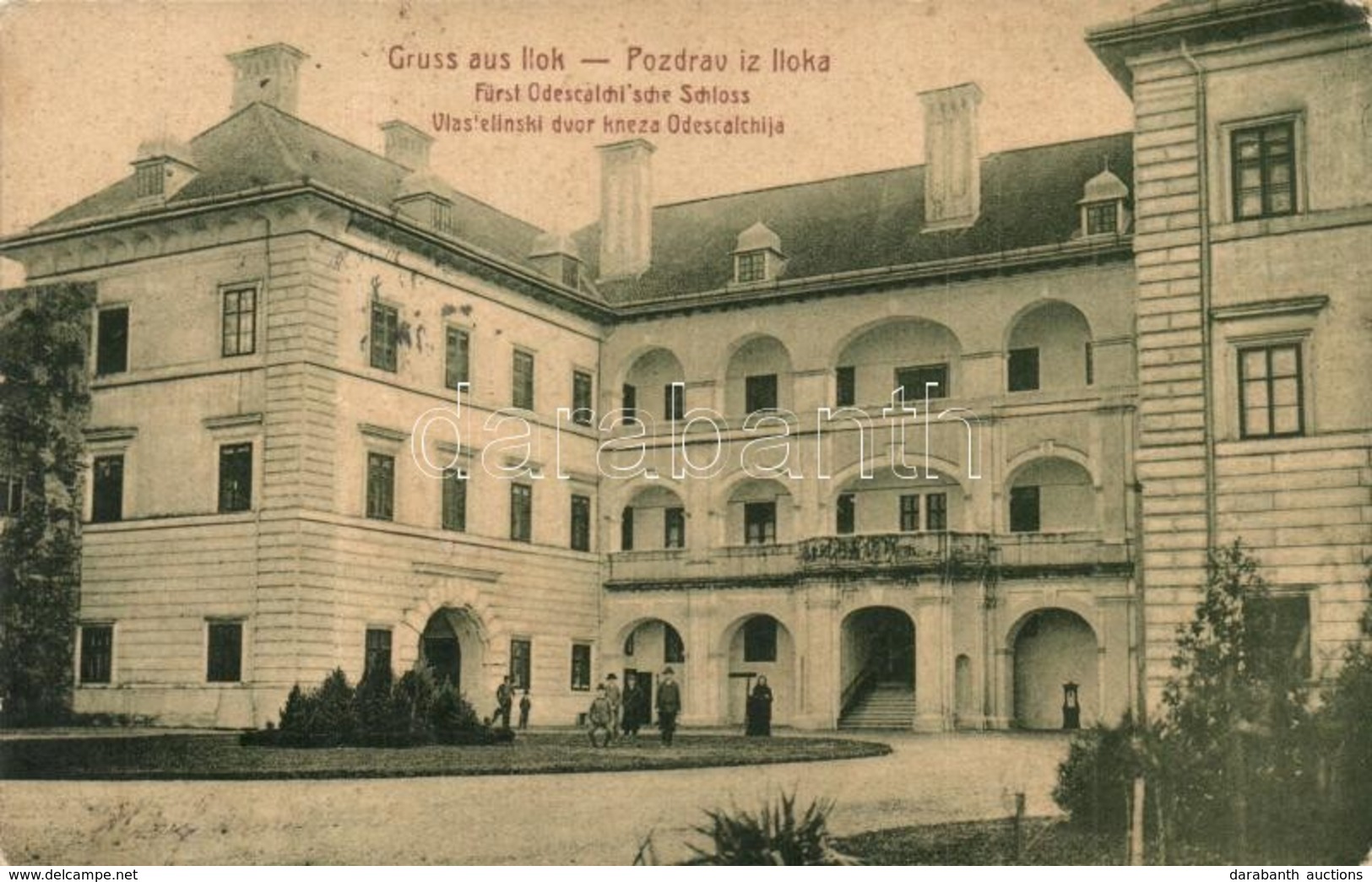 T2/T3 Újlak, Ilok; Fürst Odescalchische Schloss / Vlastelinski Dvor Kneza Odescalchija / Odescalchi Kastély. 688. M. Eps - Non Classificati