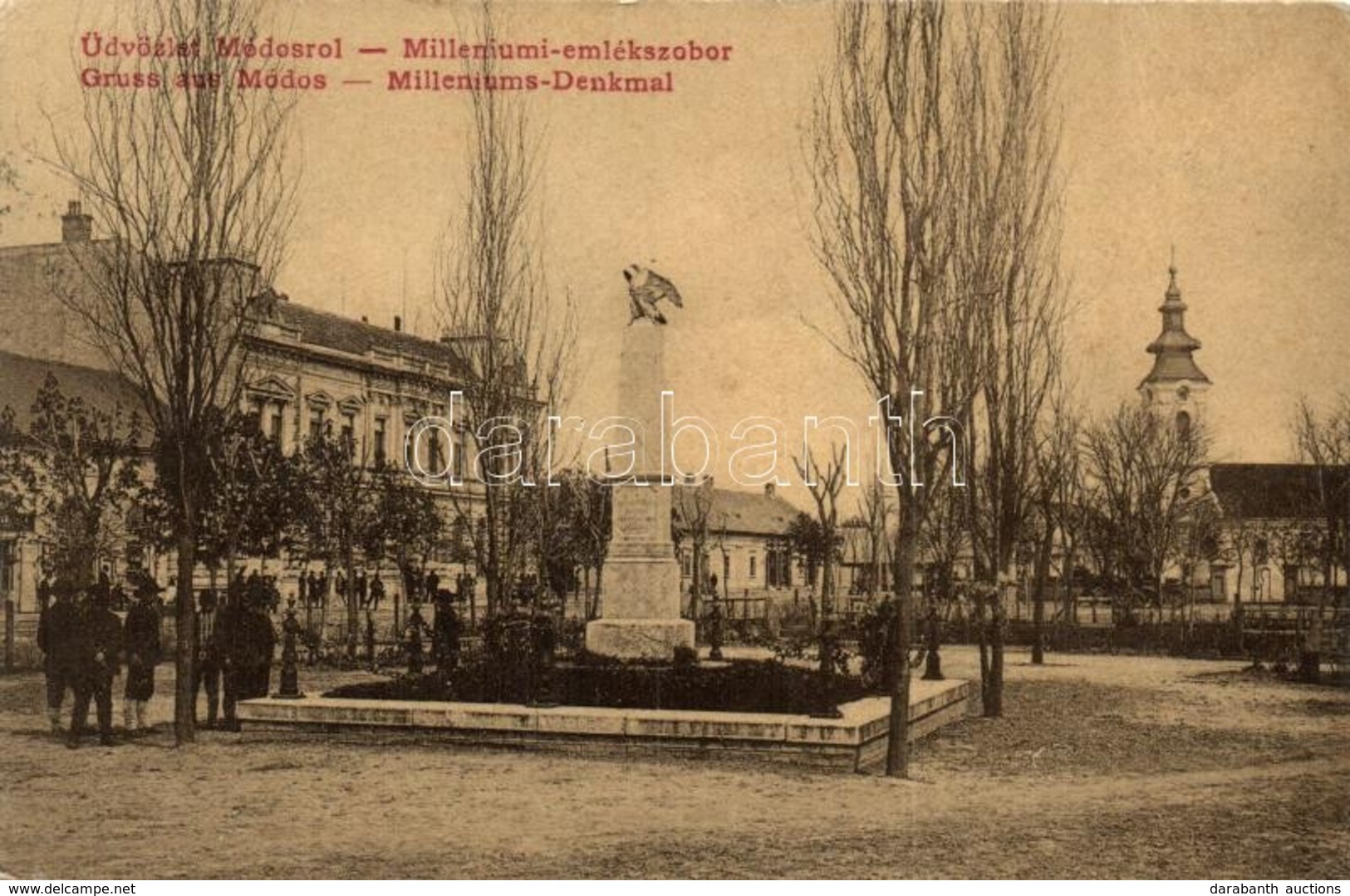 T2/T3 Módos, Jasa Tomic; Milleniumi Emlékszobor, Templom. W. L. 1055. Hoffmann Béla Kiadása / Milleniums-Denkmal / Mille - Unclassified