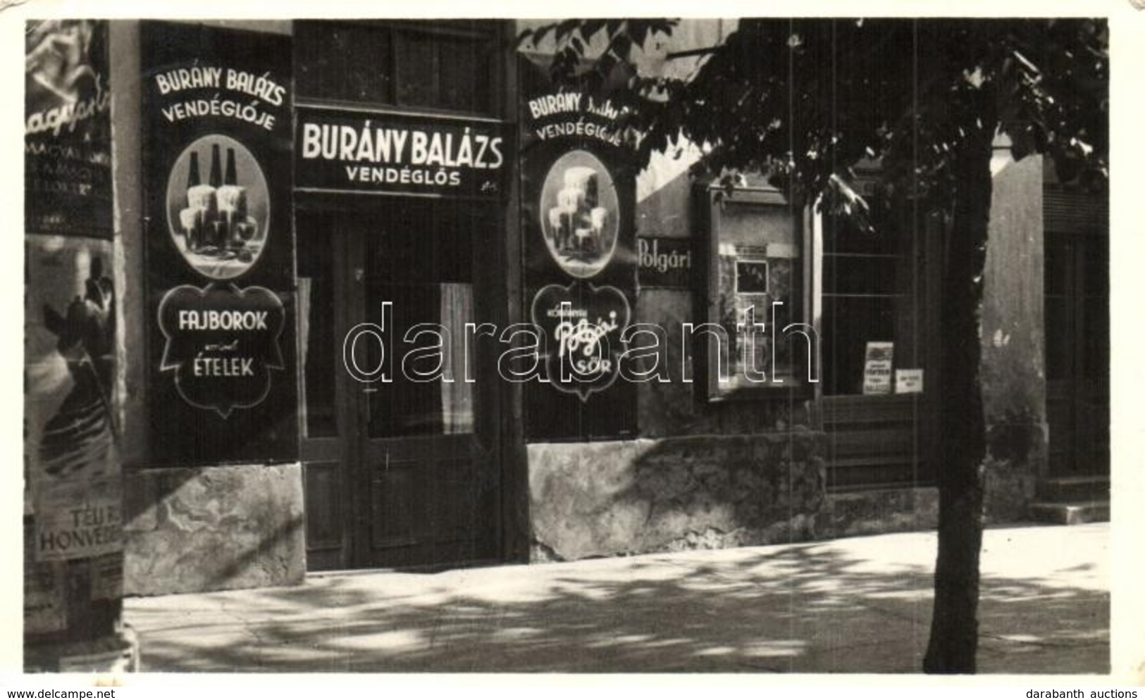 T2/T3 Szabadka, Subotica; Burány Balázs Vendéglője / Restaurant (EK) - Unclassified