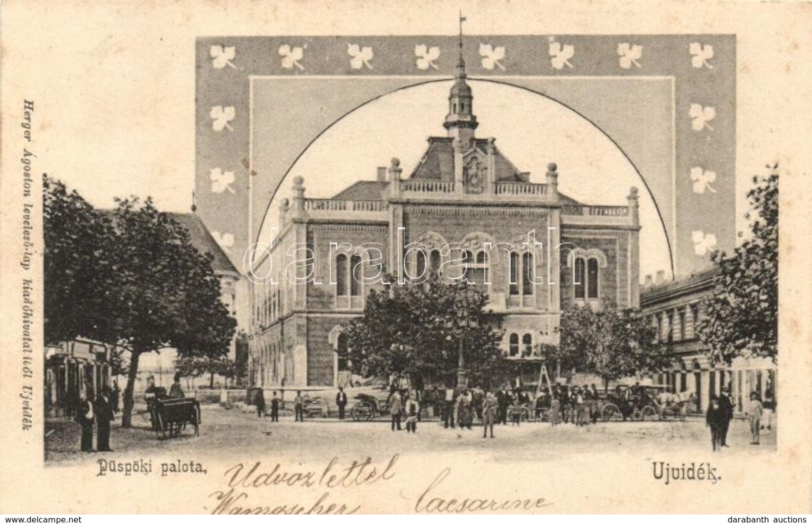 T2 Újvidék, Novi Sad; Püspöki Palota, Piac / Bishop's Palace, Market. Art Nouveau - Unclassified