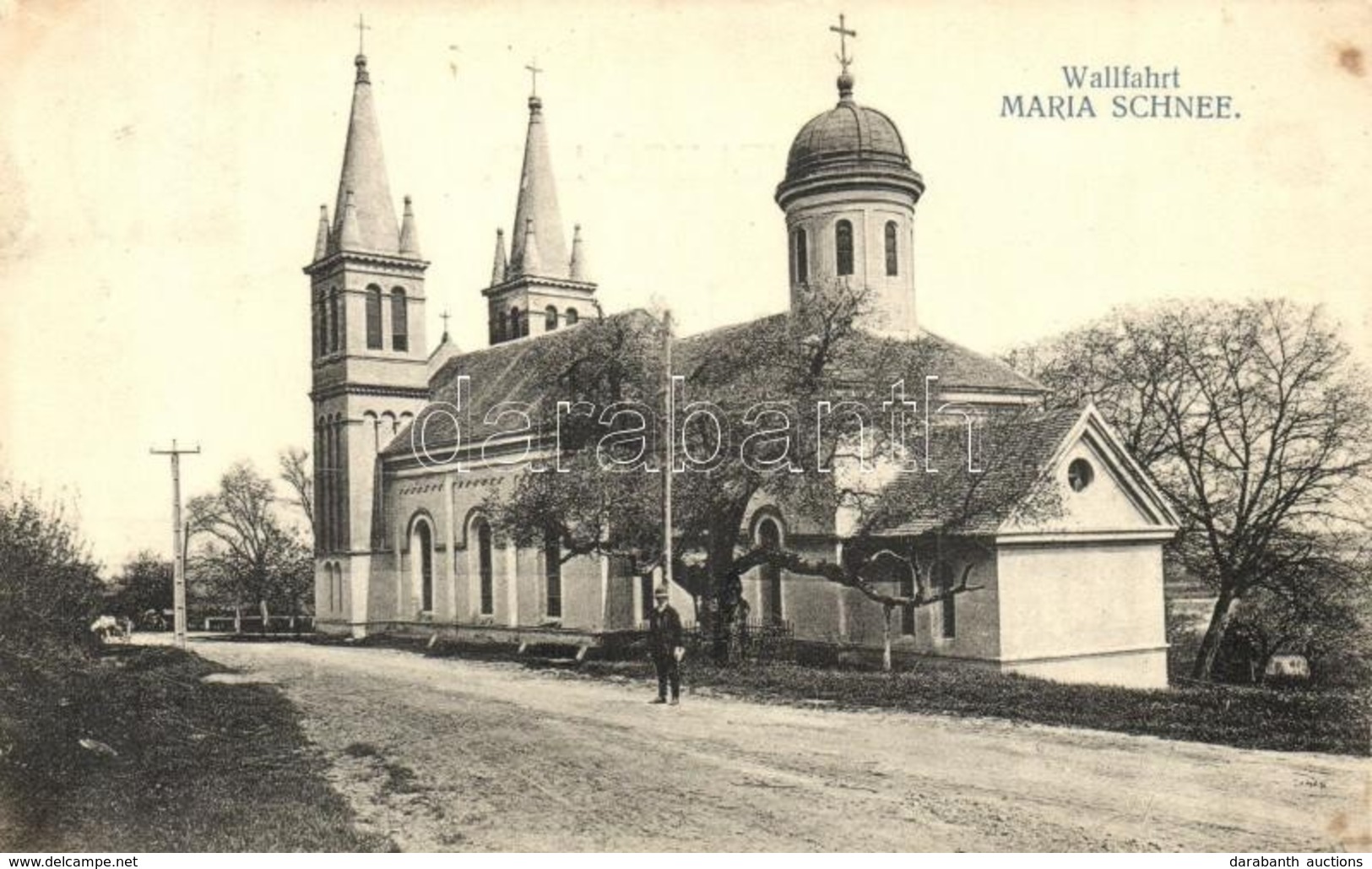 T2 Újvidék, Novi Sad; Tekia, Tekija (Pétervárad), Mária Kegytemplom / Wallfahrt Maria Schnee / Church - Ohne Zuordnung