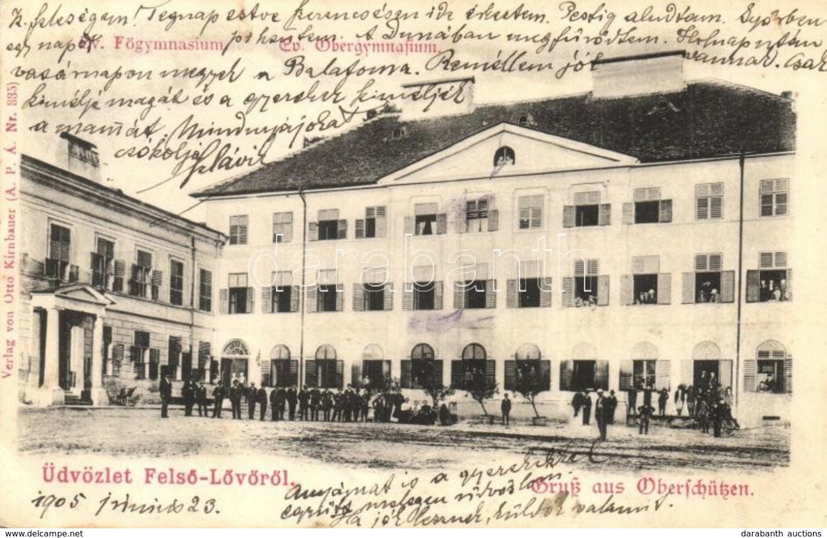 T2/T3 Felsőlövő, Oberschützen; Evangélikus Főgimnázium / Grammar School  (EK) - Non Classés