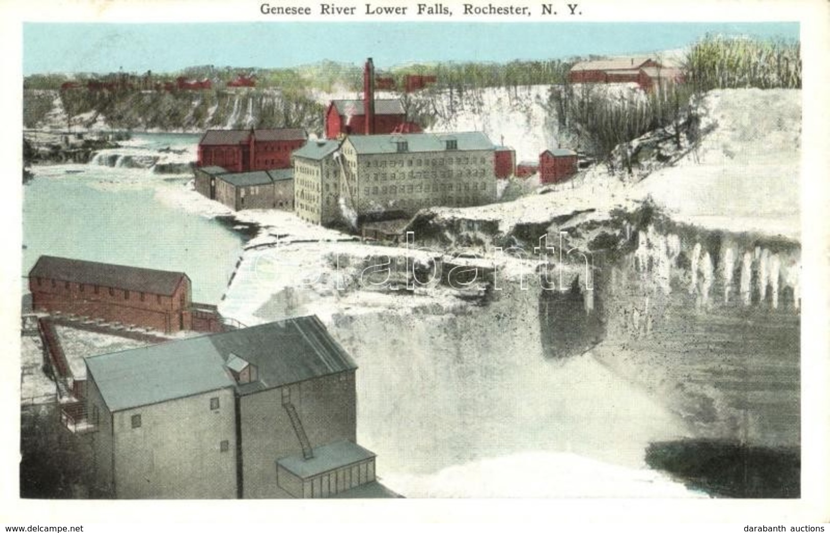 ** T2 Rochester (New York), Genesee River Lower Falls In Winter - Ohne Zuordnung