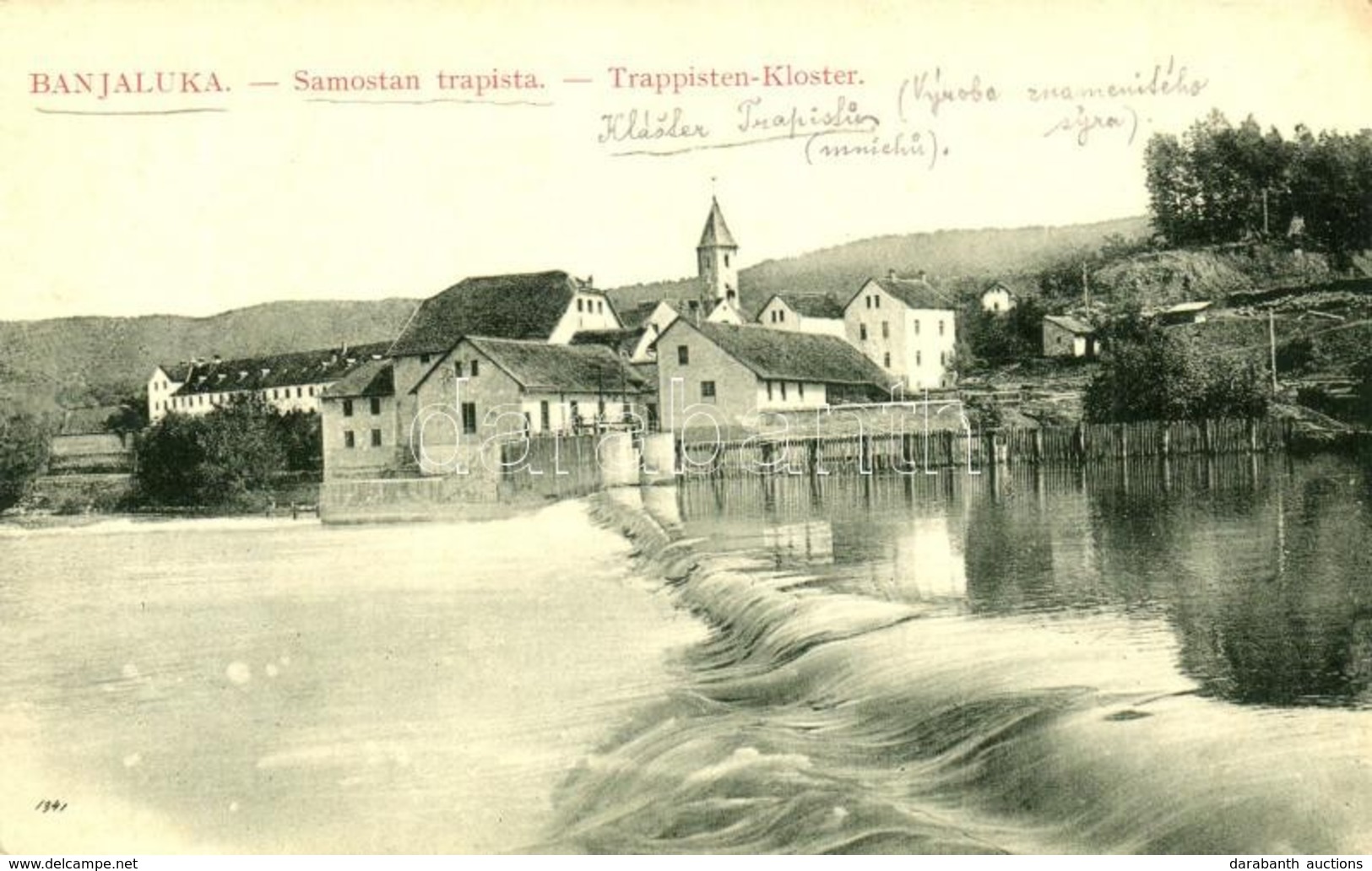 * T2/T3 Banja Luka, Banjaluka; Samostan Trapista / Traippsten-Kloster / Trappist Monastery And Cheese Manufacture. W. L. - Unclassified