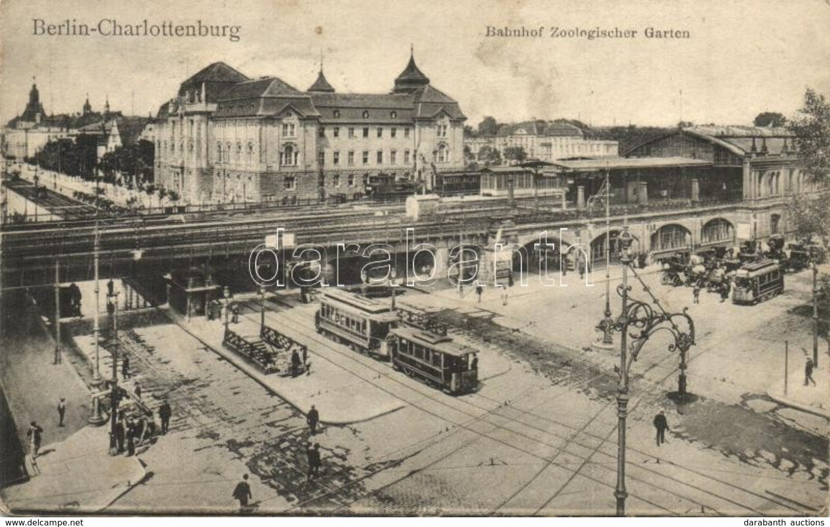 * T2/T3 Berlin-Charlottenburg, Bahnhof Zoologischer Garten / Zoological Garden Railway Station, Trams  (fl) - Ohne Zuordnung
