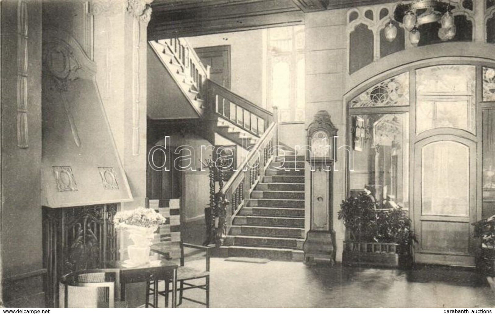 T2/T3 Eisenach, Hotel Der Rautenkranz, Das Vestibül Des Hotels / Hotel Interior (EK) - Ohne Zuordnung