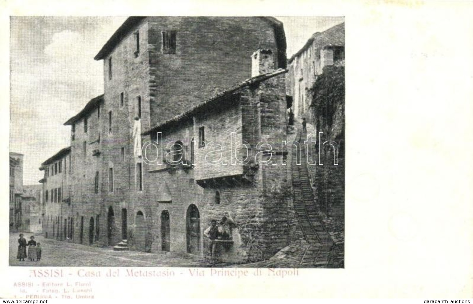 ** T1 Assisi, Casa Del Metastasio, Via Principe Di Napoli / Villa, Street - Unclassified