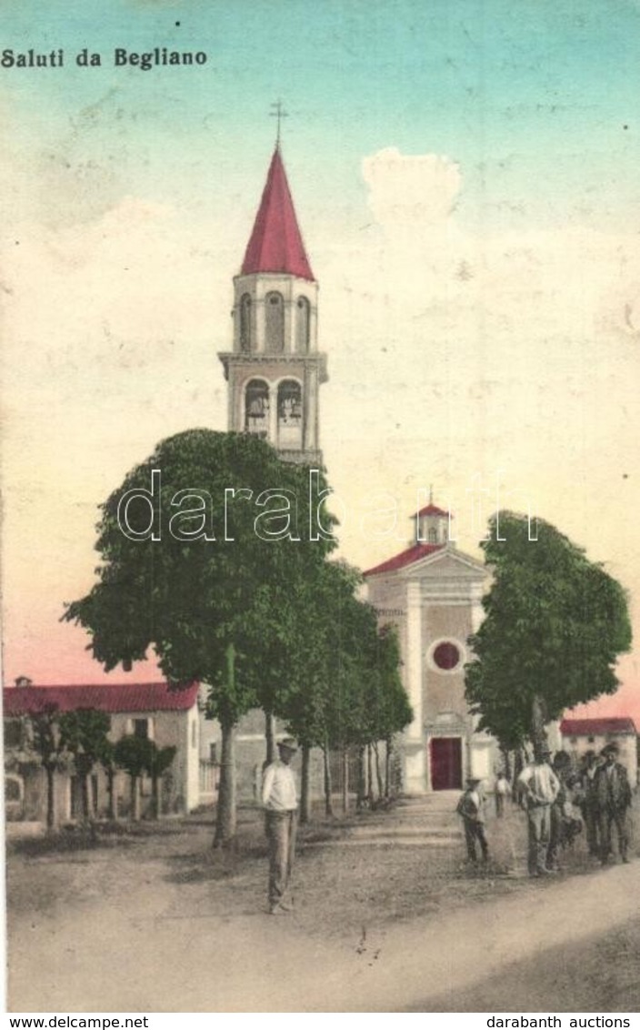 T2 Begliano, Square With Church - Non Classés