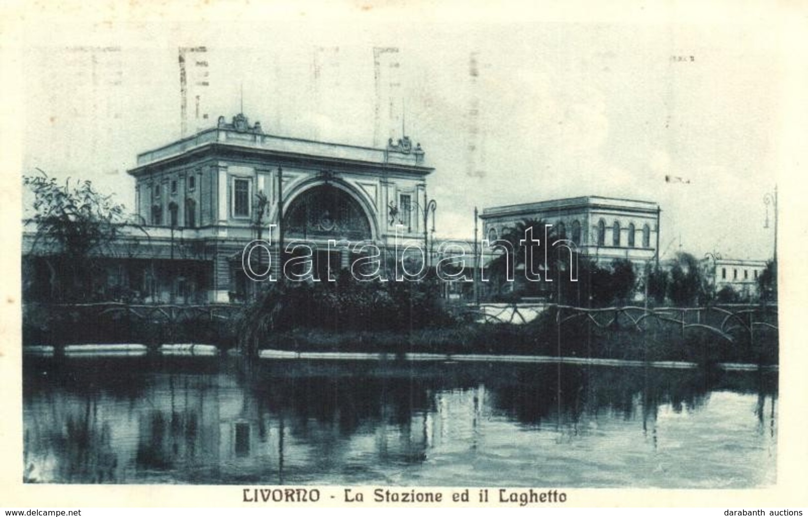 * T2 Livorno, La Stazione Ed Il Laghetto / Railway Station - Unclassified