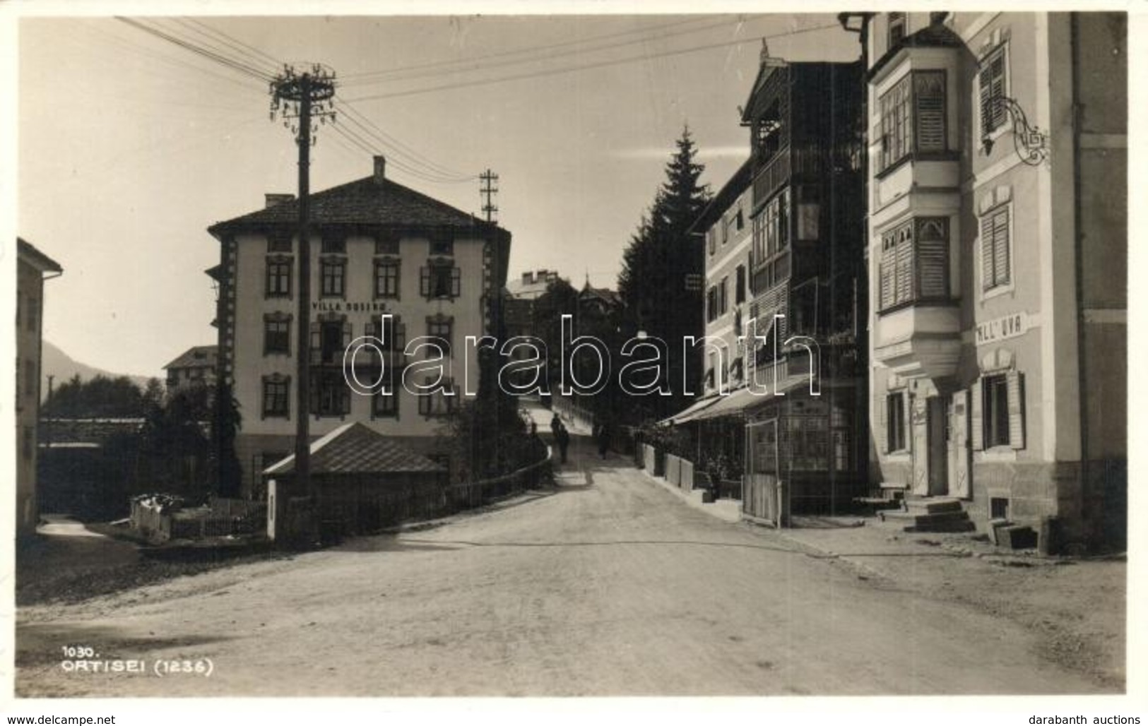 ** T1/T2 Ortisei, Urtijei (Südtirol);  Street View With Villa Rusina - Non Classificati