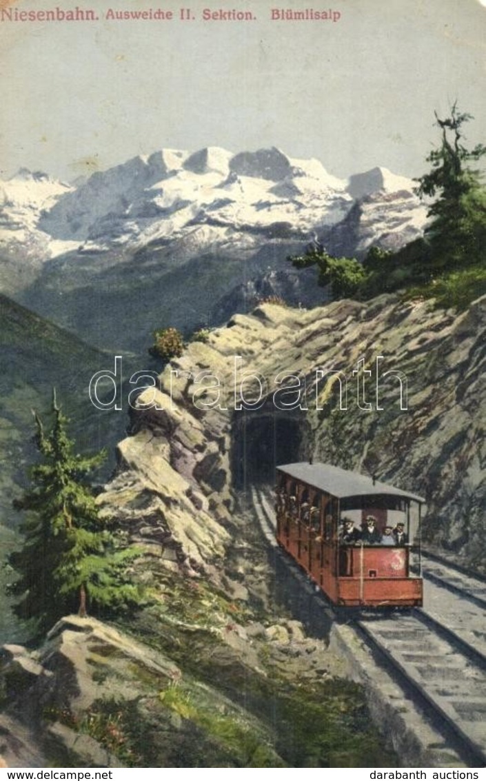 * T4 Niesenbahn, Ausweiche II. Sektion. Blümisalp / Funicular Railway, Tunnel (EM) - Unclassified