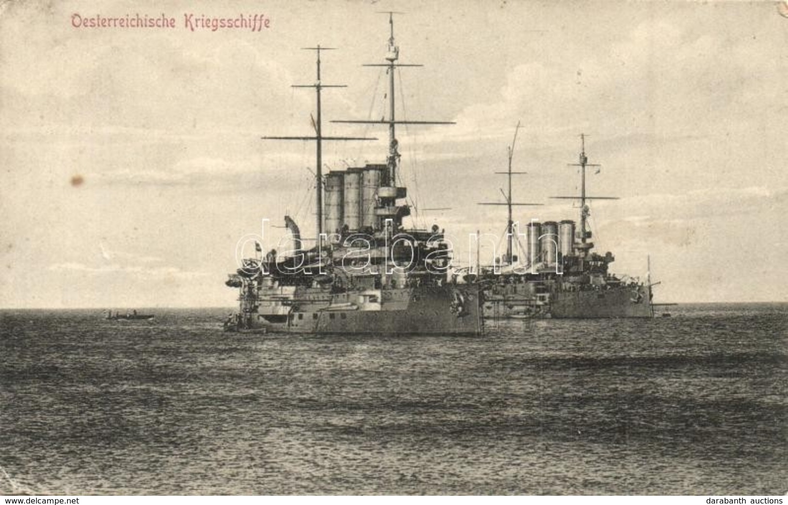 T2/T3 Oesterreichische Kriegsschiffe / Osztrák-magyar Hadihajók / K.u.K. Kriegsmarine Austro-Hungarian Navy Battleships. - Unclassified